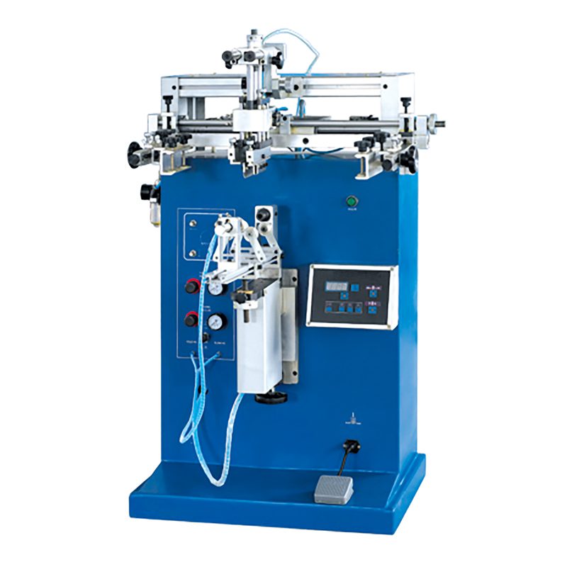 Plastic Cup Semi Automatic Single Color Screen Printing Machine
