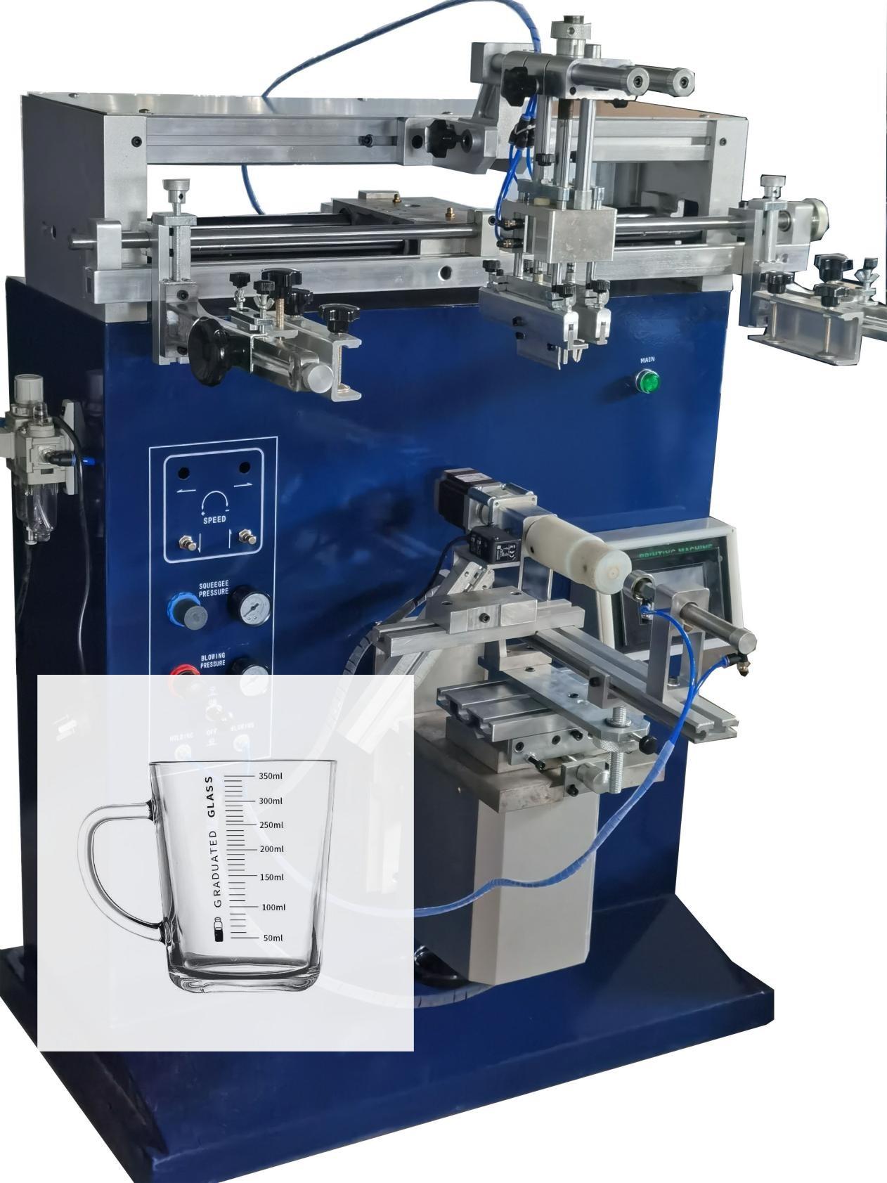 Glass Cups Plastic PLA PET Cup Screen Printer Printing Machine with Competitive Price for Sale