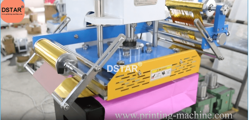 Glass Cup Gift Packaging Paper Bag Plastic Crate Hot Foil Stamping Machine with High Stamping Effect