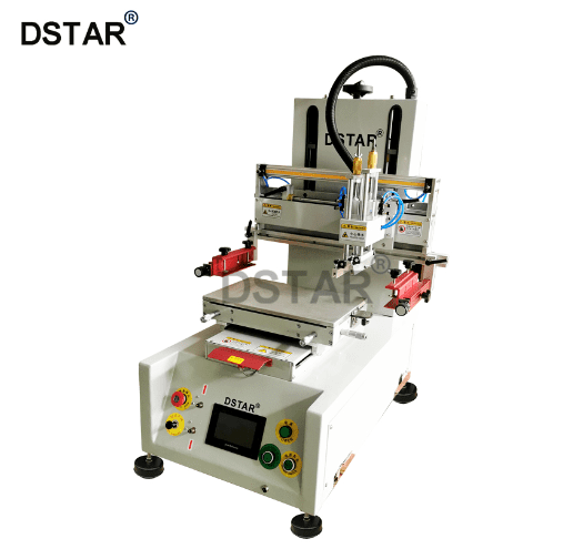 With Sliding Worktable & Vacuum Portable Desktop Semi Automatic Screen Printing Machine for Cup Paper Plastic Bag