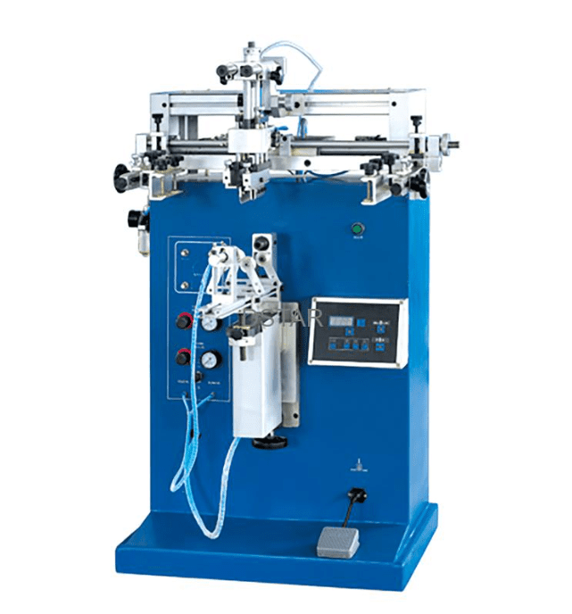 Candle Aromatherapy Glass Cup Round Semi Automatic Single Color Screen Printing Machine for Sale